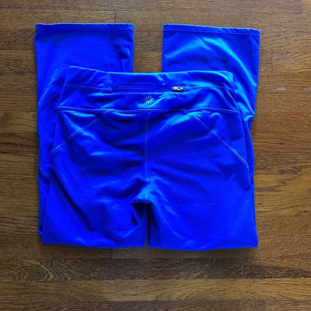 Athleta Blue Crop Workout Pants Size XS - Picture 2 of 14